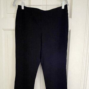 Eileen Fisher Black Pull-On Pants, Size M